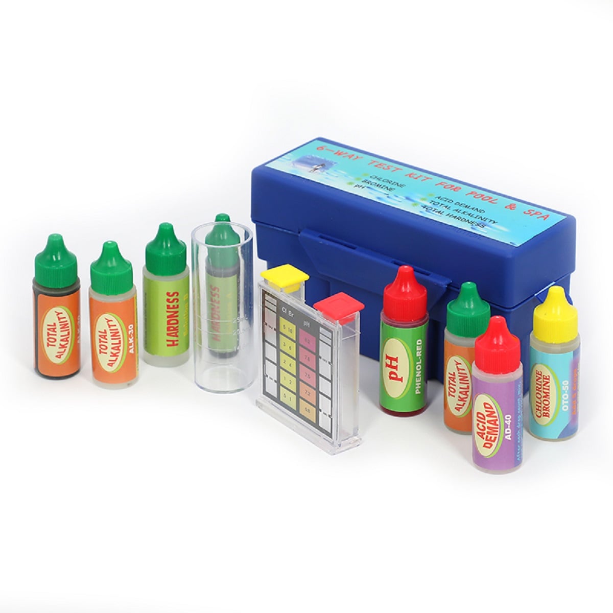 6 in 1swimming pool test kit