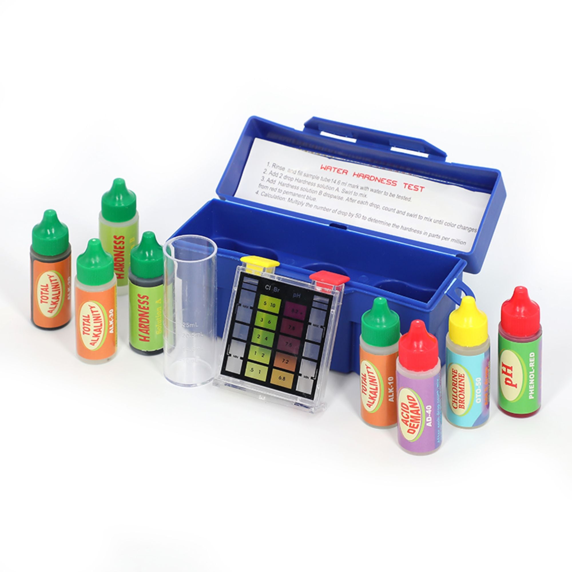 6 in 1swimming pool test kit ph test kit