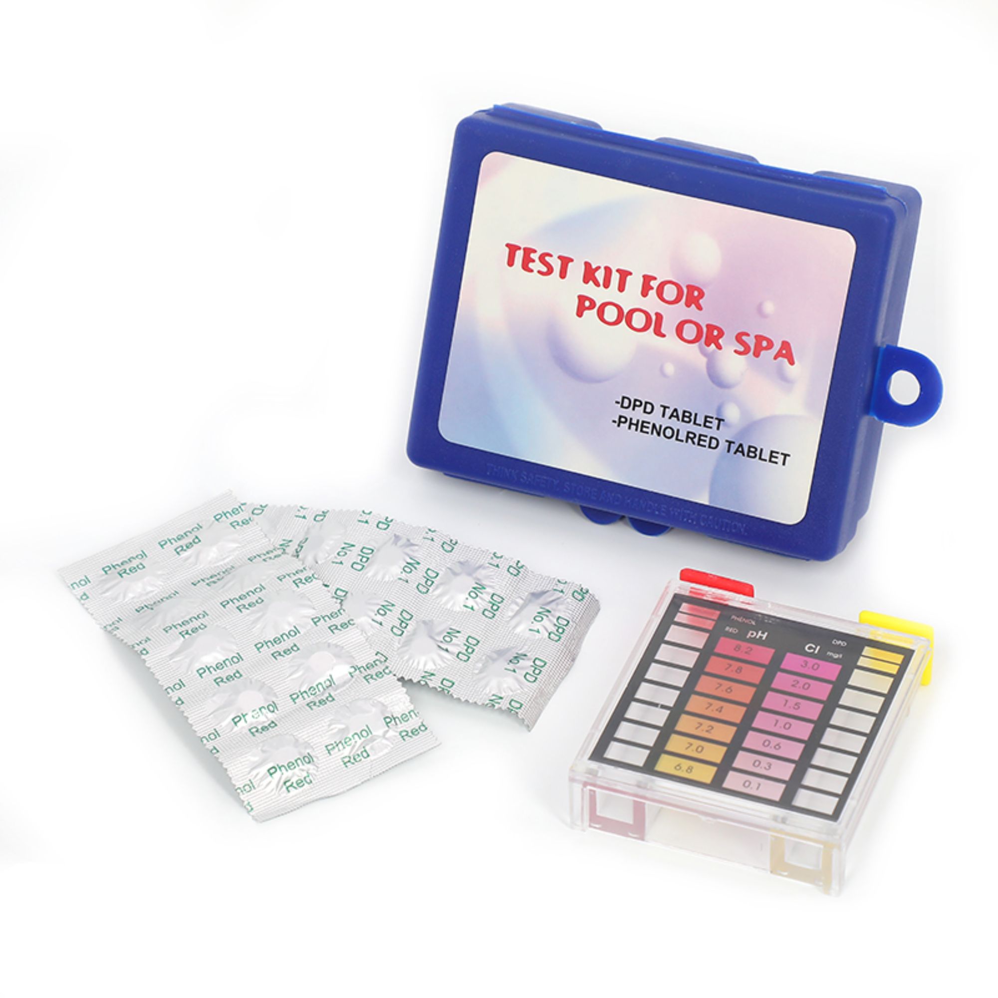 Tabletka DPD i Phenolred do testowania jakości wody w basenie i jacuzzi