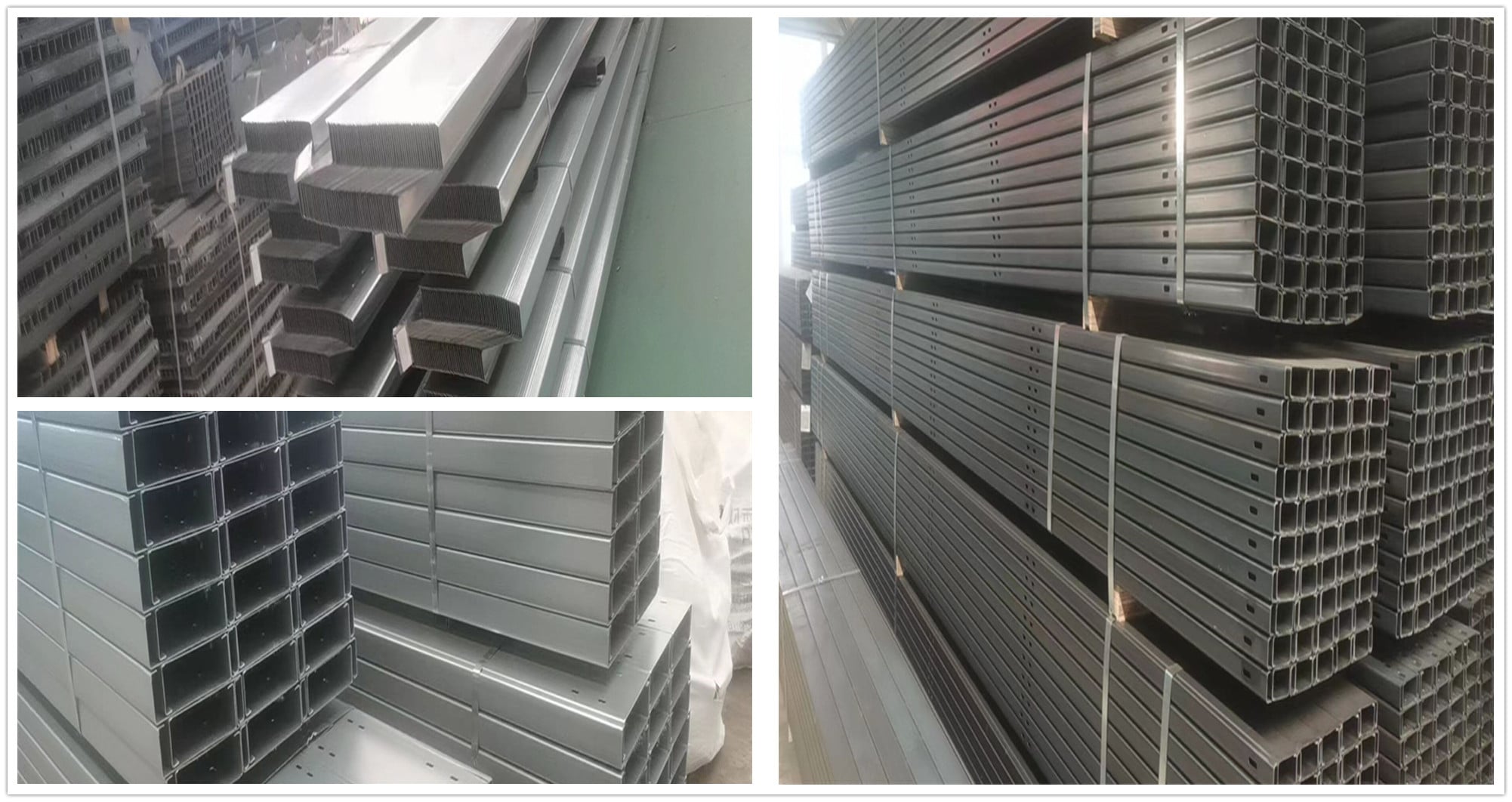 SS304 ss u channel metal slot brackets steel strut channel slotted c channel manufacture