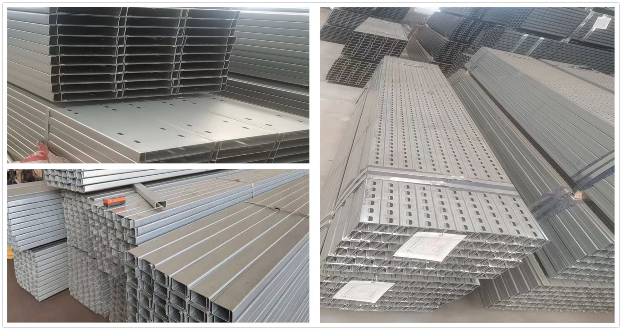 SS304 ss u channel metal slot brackets steel strut channel slotted c channel supplier