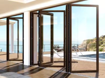 Durable and Weather Resistant - Aluminium Folding Patio Doors