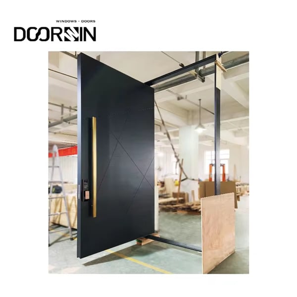 Wert und Sicherheit: Investition in eine schwarze Aluminium-Eingangstür für Ihr Zuhause