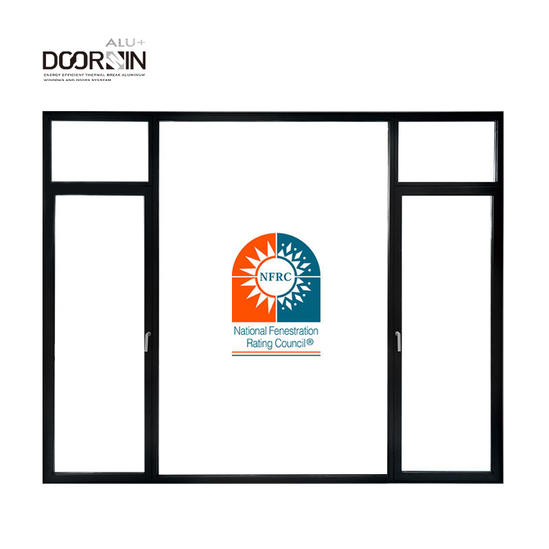 NFRC AS2047 Slim Frame Big View Picture Windows Hurricane Impact Dust Proof Aluminum Tilt Turn Windows supplier