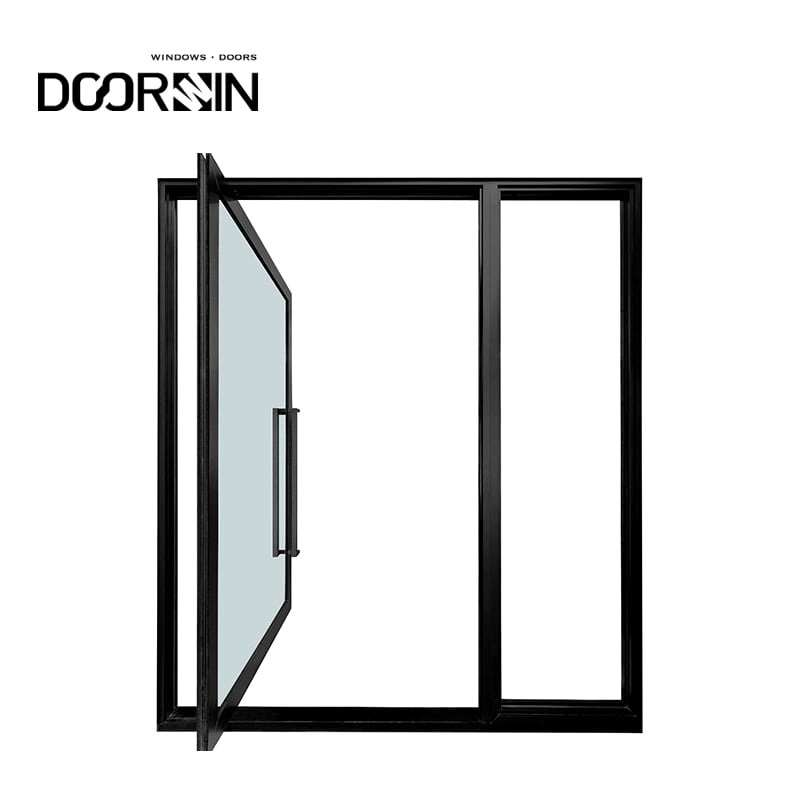 Doorwin Residential Dallas Project Balcony Durable U Channel Staircase Aluminum Glass Railing supplier