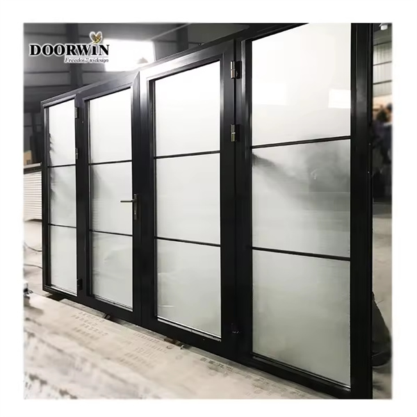 Installation de portes en verre givré pour convenir et bon deal autour de