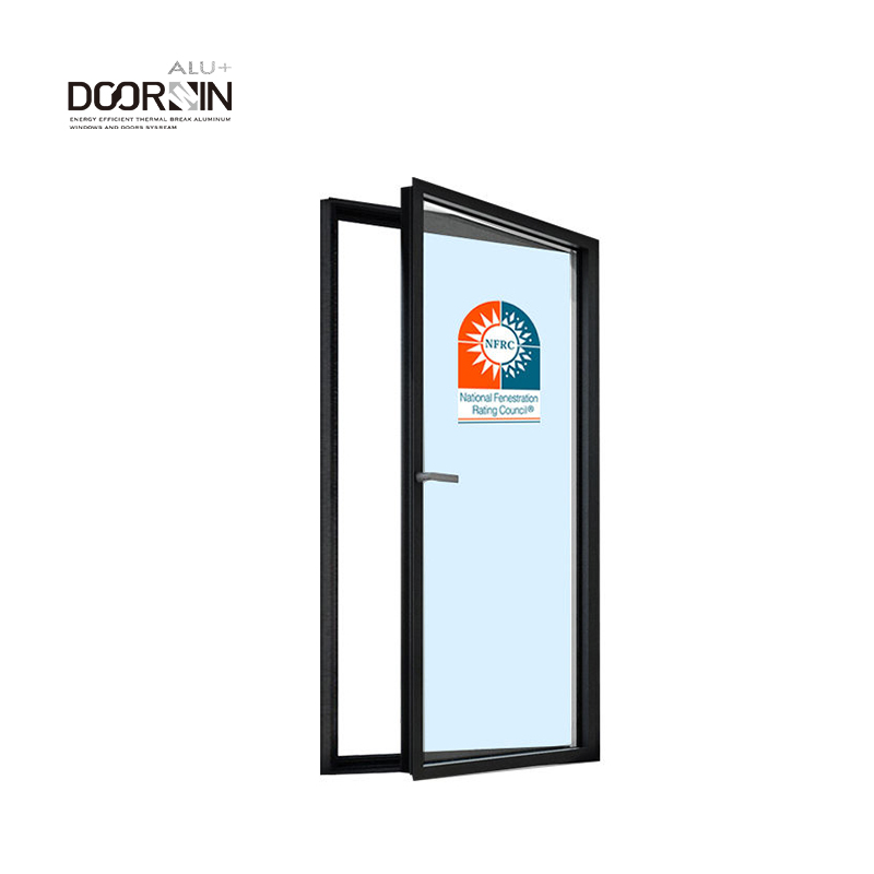 NFRC AS2047 Slim Frame Big View Picture Windows Hurricane Impact Dust Proof Aluminum Tilt Turn Windows factory