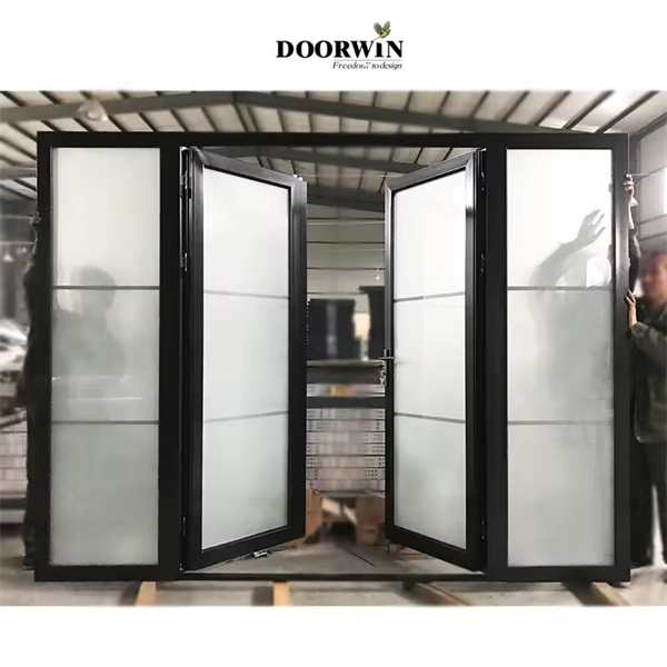 Avantages des portes en verre trempé givré