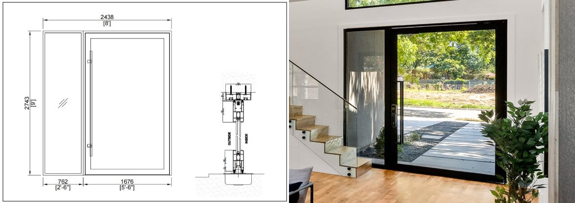 Doorwin Residential Dallas Project Balcony Durable U Channel Staircase Aluminum Glass Railing details