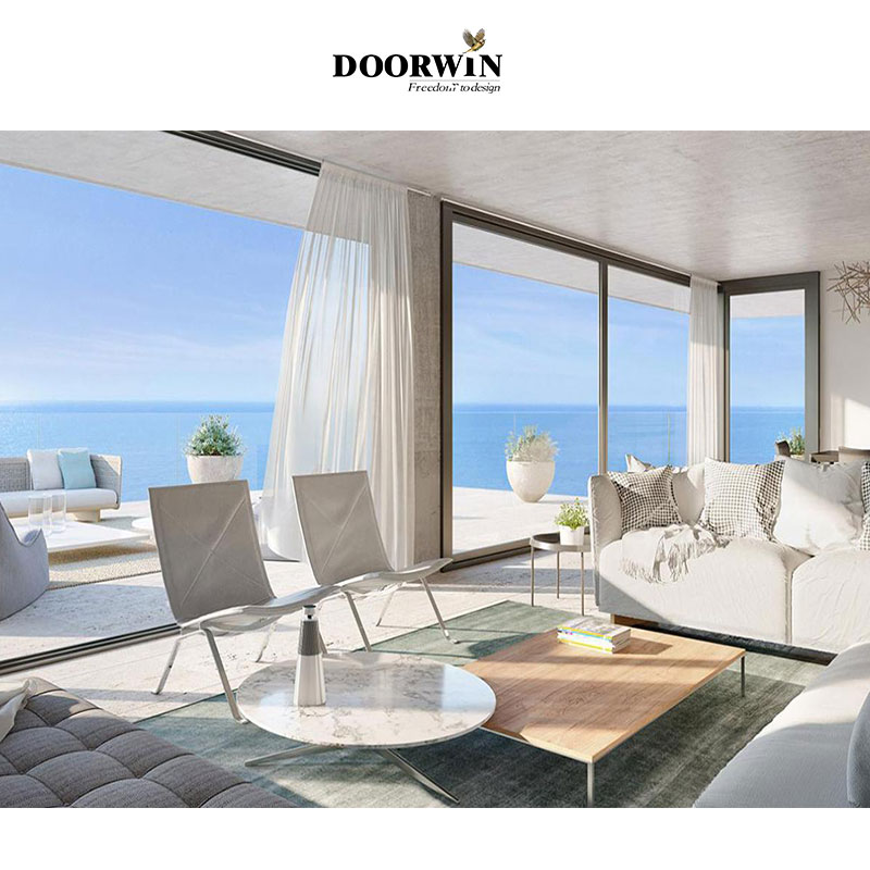 Doorwin NFRC Certificate Aluminum Double Glazed Windows Glass Tilt and Turn Window Casement Swing Windows details