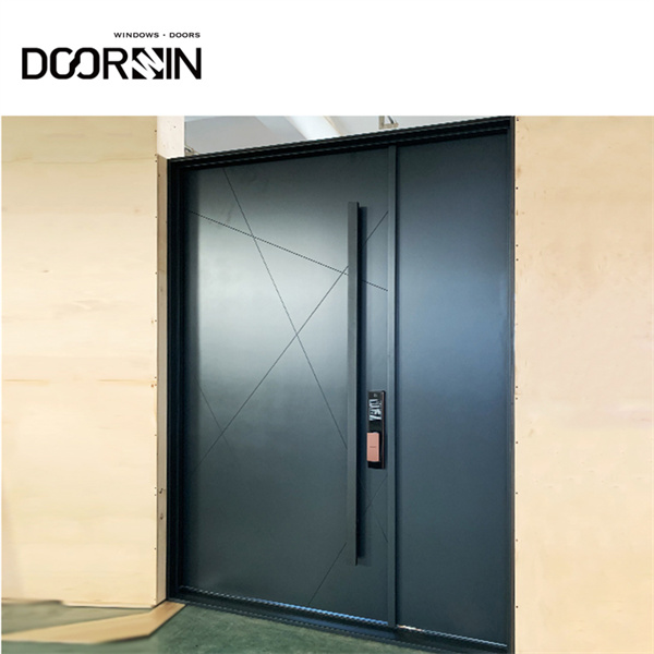 Le design innovant rencontre une fonctionnalité exceptionnelle avec des portes d'entrée à gondole en aluminium