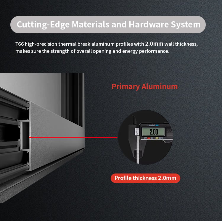 Hurricane Proof Residential Narrow Frame Aluminum Windows Big View Save Energy Slim Frame Tilt And Turn Windows details
