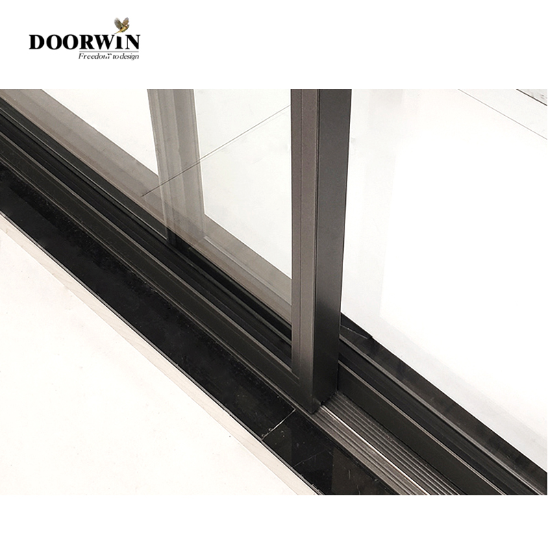 10 Years Warranty Thermal Break Aluminum Alloy Germany Narrow Frame Sliding Doors Soundproof Glass Aluminium Sliding Door manufacture