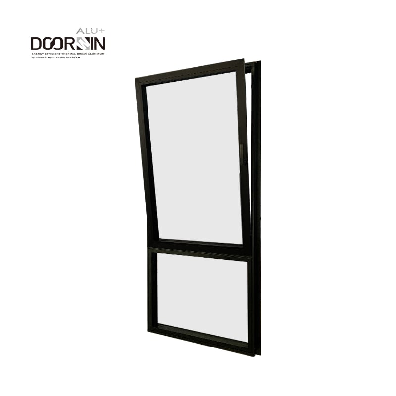 Minimalism Narrow Frame House Windows Hurricane Impact Save Energy Thermal Break Aluminum Tilt And Turn Custom Windows factory