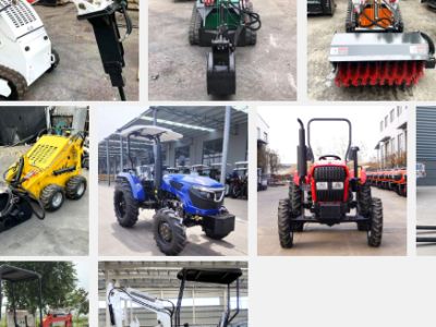 Application of small excavators in rural land development