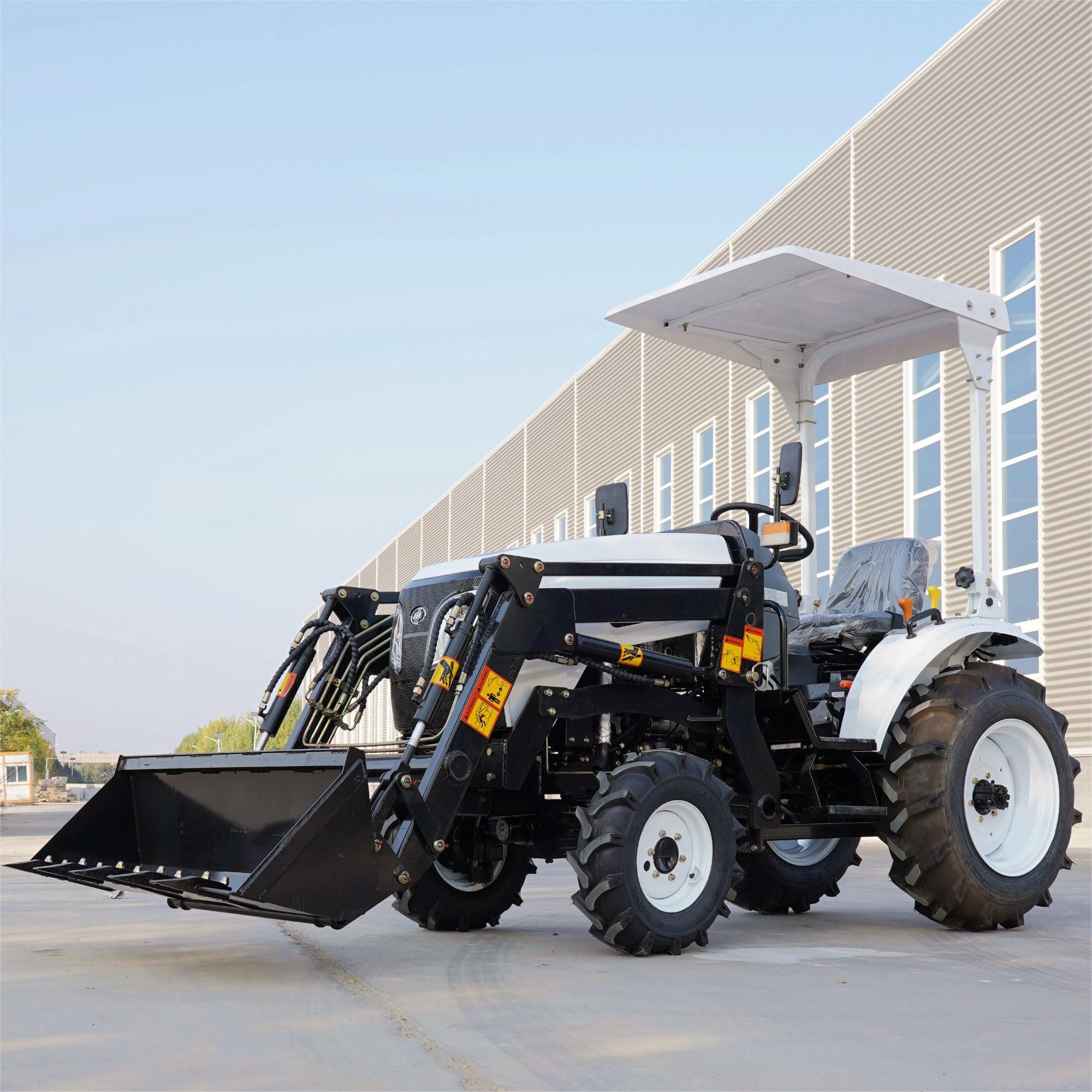 EPA engine 25 HP tractor mini farm 4 wheel drive HST transmission tractor for USA Canada