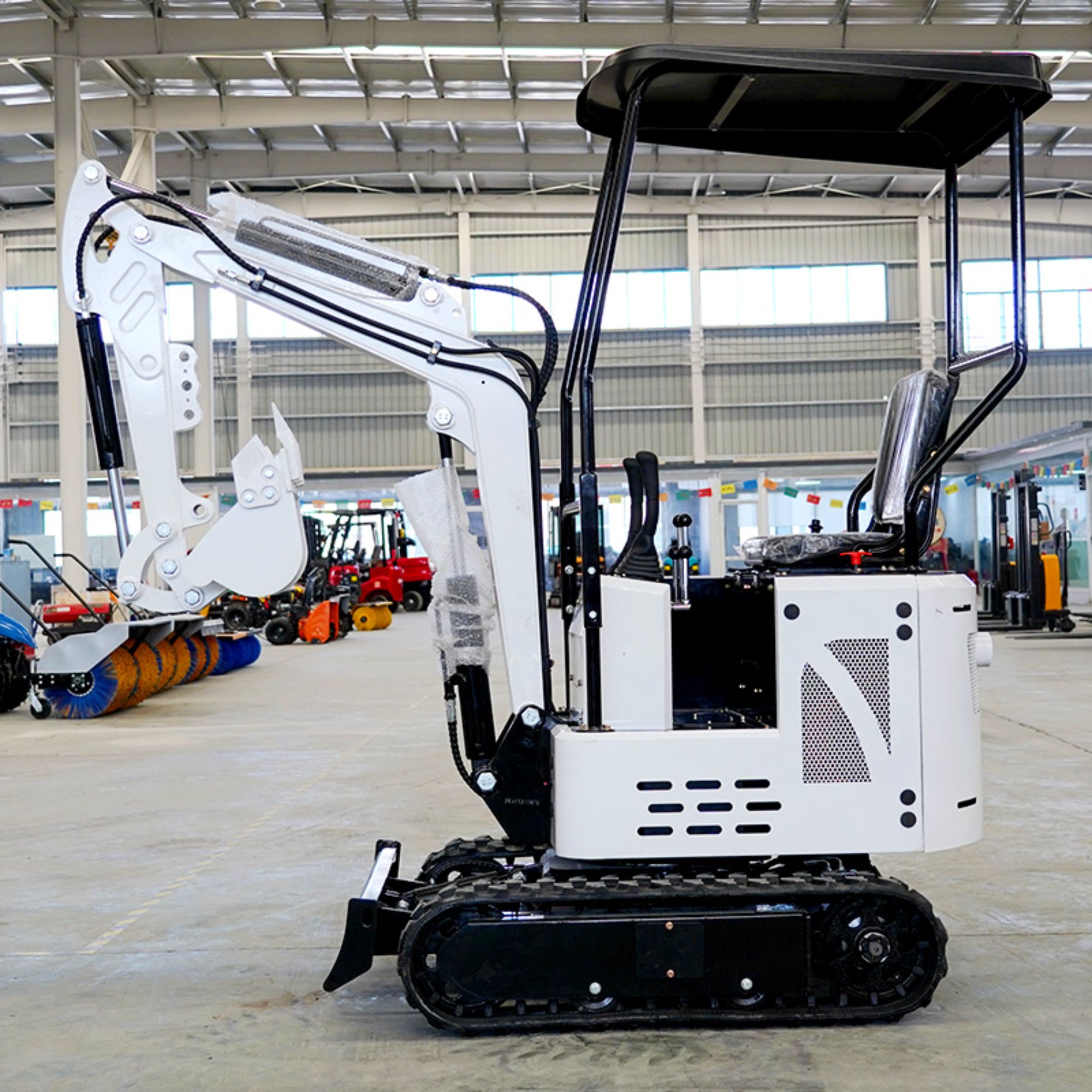 How are popular mini excavators produced?
