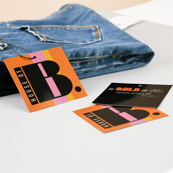 Creative uses for hang tags on clothes.