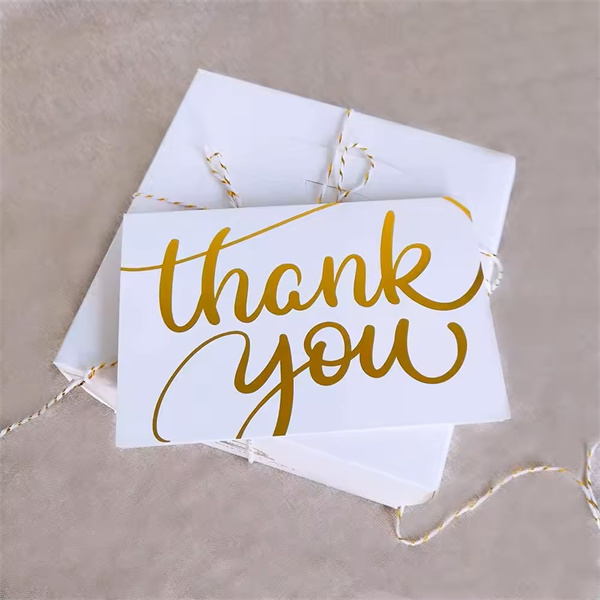 Make them feel special with a personalized thank you card that speaks from the heart.