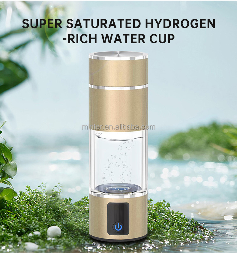 Factory wholesale Portable Hydrogen Water Ionizer Machine Rich Hydrogen Water Health Cup for Home Travel details