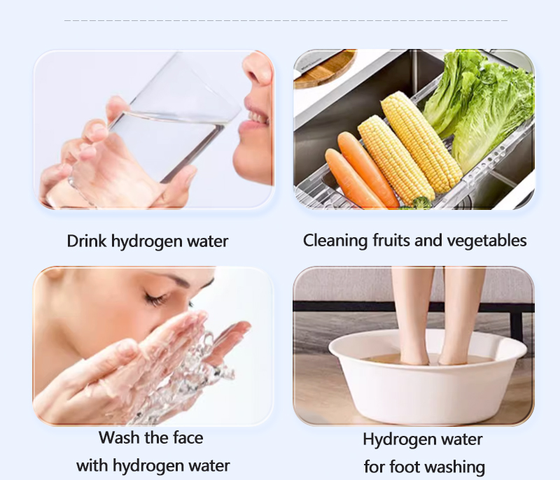 New Desktop Home Intelligent High Purity Hydrogen Production Portable Spe Pem Mini Hydrogen Inhalation Machine manufacture