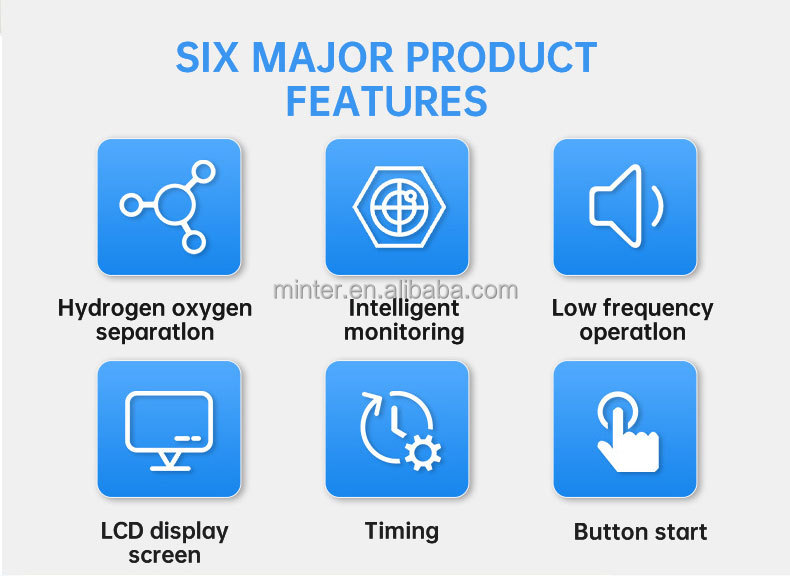 Household High Concentration Hydrogen Oxygen Generator 3000ml/Min Oxyhydrogen Inhalation Suction Machine supplier