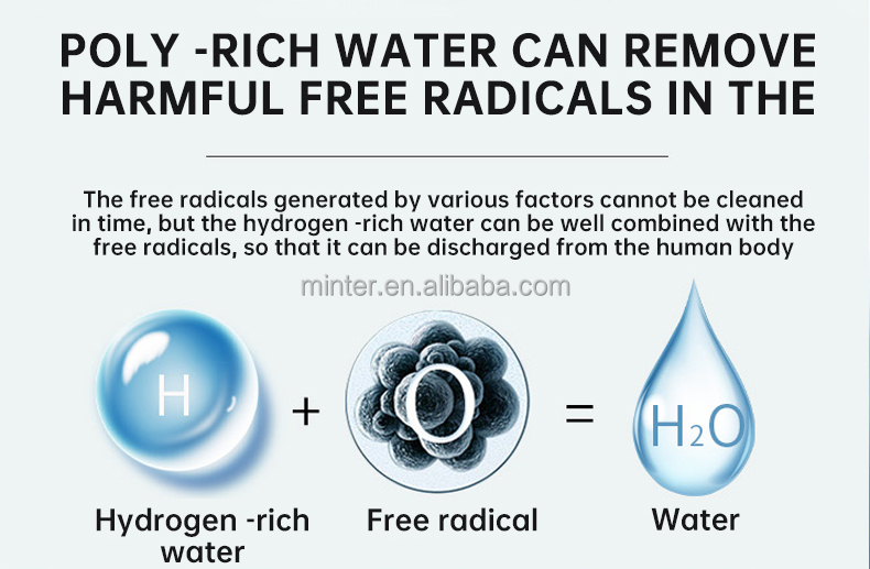 Factory wholesale Portable Hydrogen Water Ionizer Machine Rich Hydrogen Water Health Cup for Home Travel factory