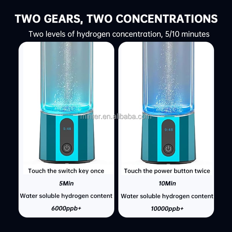 Hot Sale 6000ppb Healthy Water Equipment SPE High Hydrogen Rich Water Hydrogen Water supplier