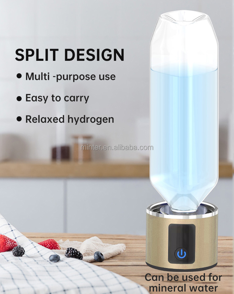 Factory wholesale Portable Hydrogen Water Ionizer Machine Rich Hydrogen Water Health Cup for Home Travel supplier