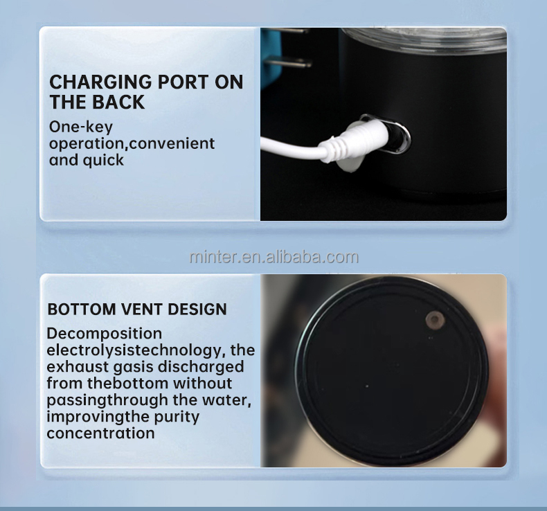Factory wholesale Portable Hydrogen Water Ionizer Machine Rich Hydrogen Water Health Cup for Home Travel factory