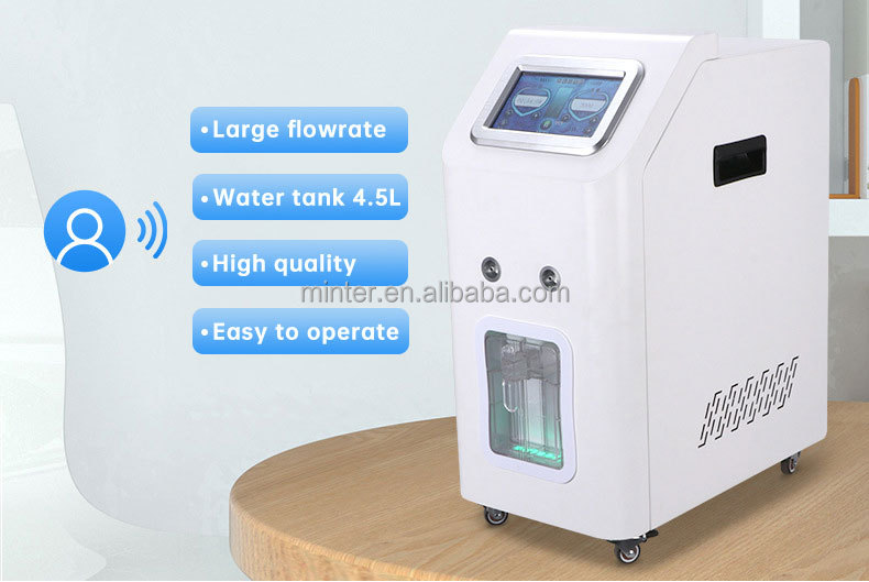 Household High Concentration Hydrogen Oxygen Generator 3000ml/Min Oxyhydrogen Inhalation Suction Machine details