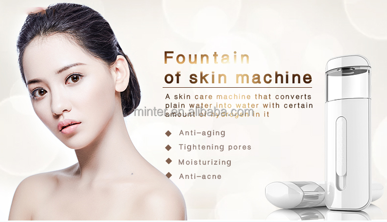 Portable Nano Sprayer Hydrogen Water Rechargeable Electric Ion Nano Facial Mist Sprayer supplier