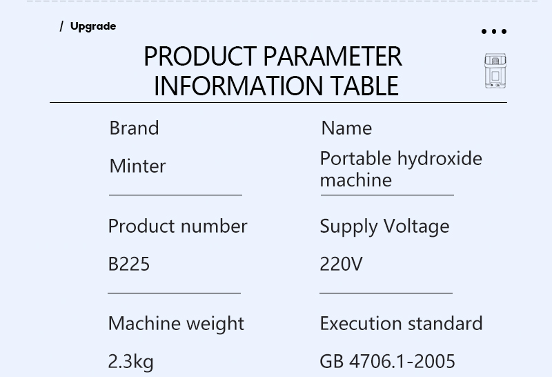 New Desktop Home Intelligent High Purity Hydrogen Production Portable Spe Pem Mini Hydrogen Inhalation Machine manufacture