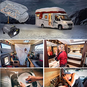 How to use water in RV-JP Combi Heater