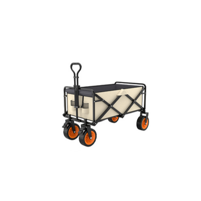 product jp outdoor shopping trolley picnic cart camping wagon foldable camping trolly cart folding platform-2