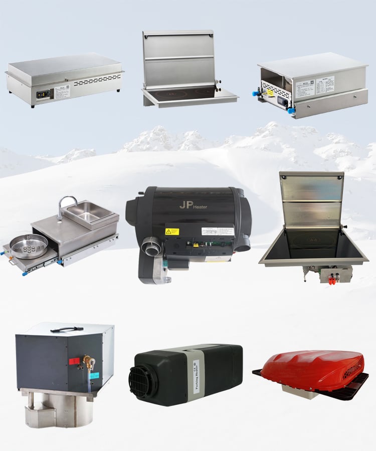 JP 12v 2kw Diesel  Air Parking Heater for various cars with LED Controller in the winter factory