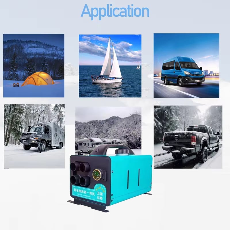 JP 12v 2kw Diesel  Air Parking Heater for various cars with LED Controller in the winter factory