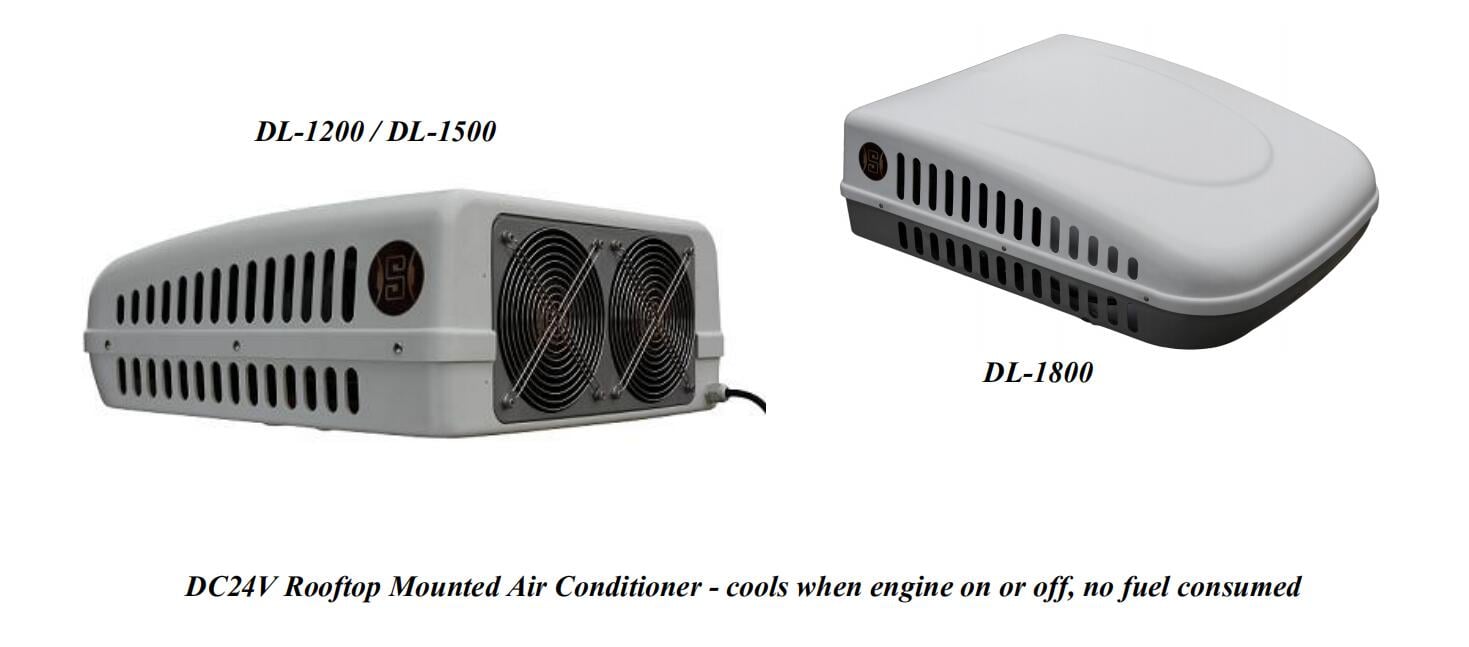 JP Parking Rooftop Air Conditioner AC Cooler for Truck Heavy-duty Vehicle 12V details