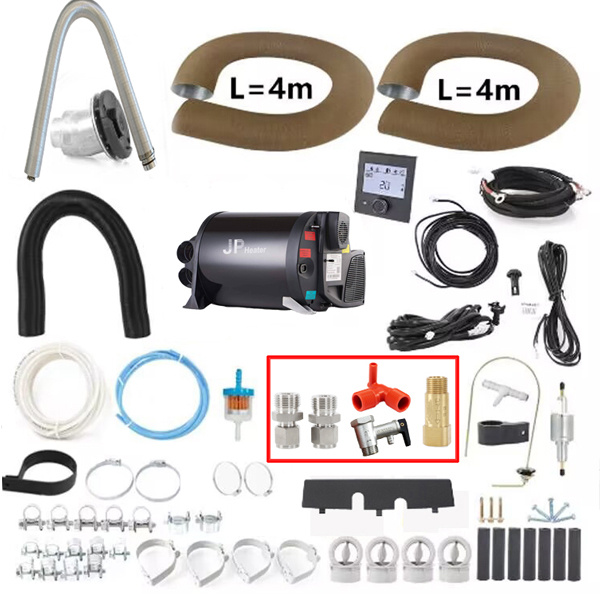 Air and water diesel heater for chilly days