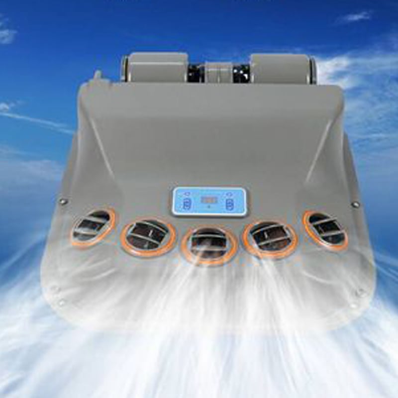 12V Battery powered tractor cab truck sleeper parking air conditioner for truck factory