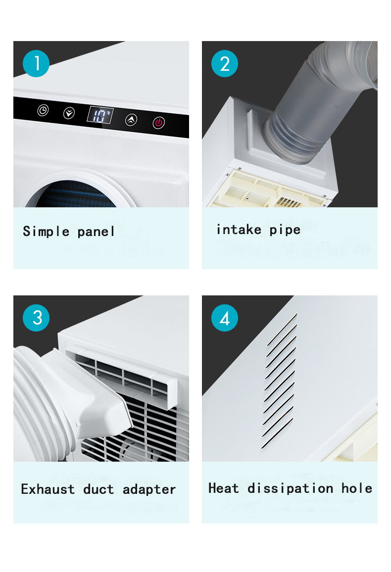 product mini tent air conditioner new style 110v cooling outdoor ac for truck van cab fan-14