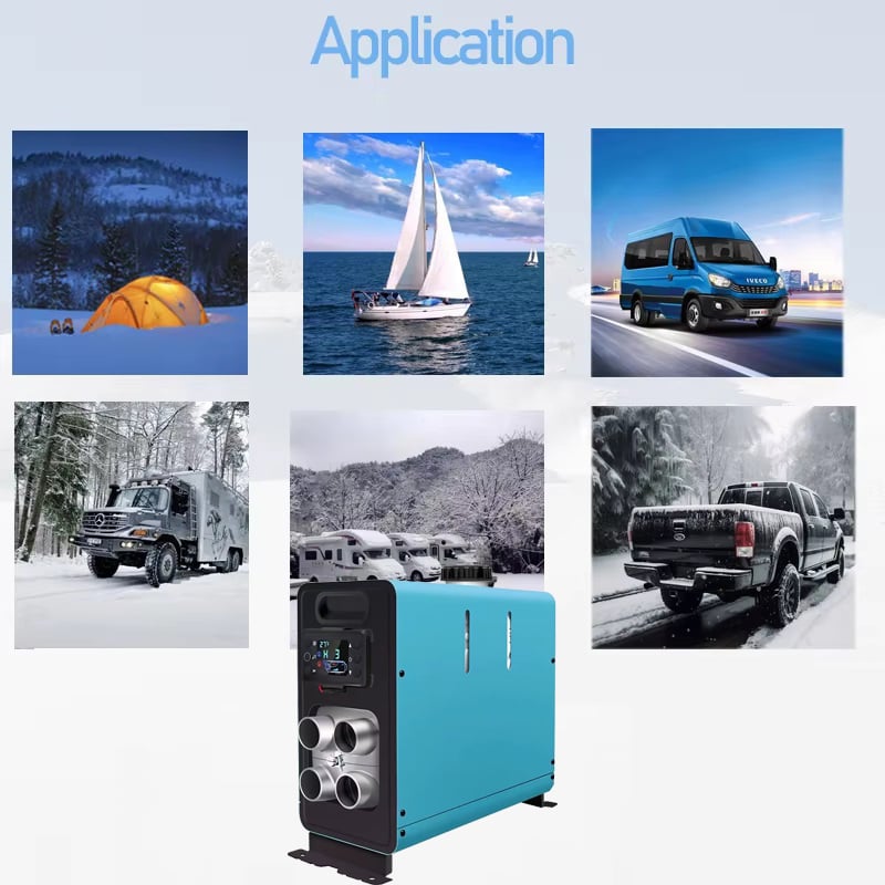 JP Diesel Air Heater All-in-one 12V 24V 2KW LCD Remote Control for Car RV supplier