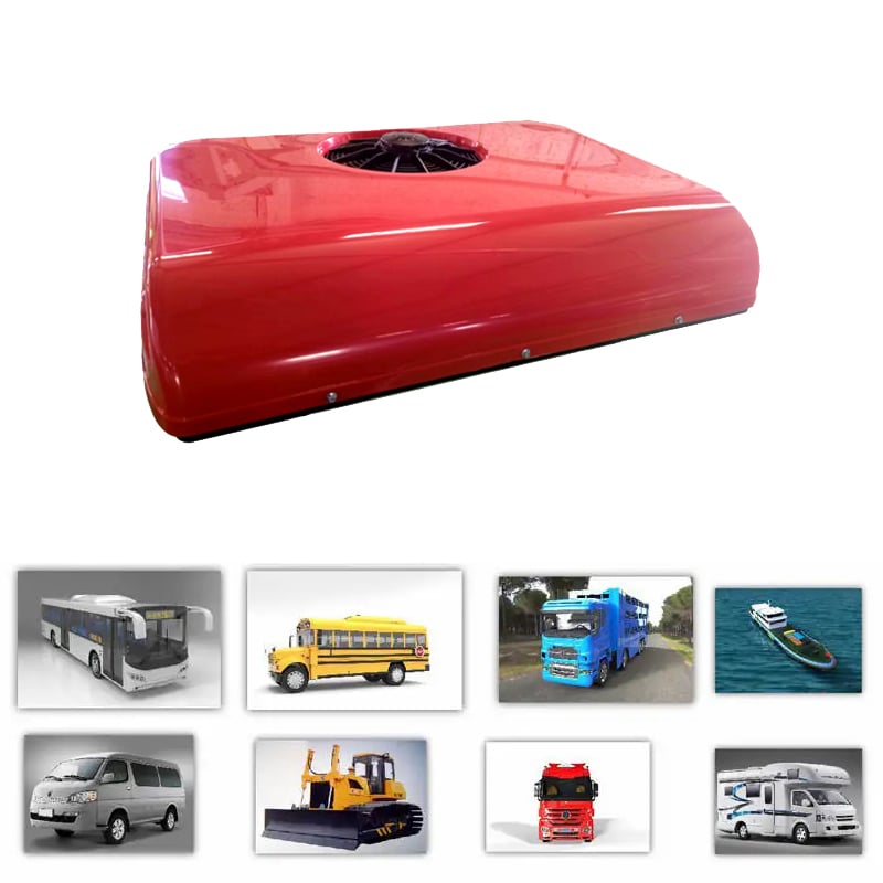 12V Battery powered tractor cab truck sleeper parking air conditioner for truck supplier