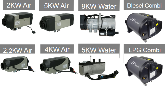 JP Heater 6KW 12V LPG Gas Combi 110V 220V Air and Water Heater Similar to truma combi 6e supplier