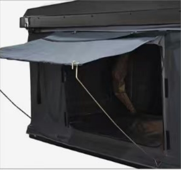 product jp dh 11 new style roof top tent aluminum hard shell triangle clamshell car rooftop tent-11
