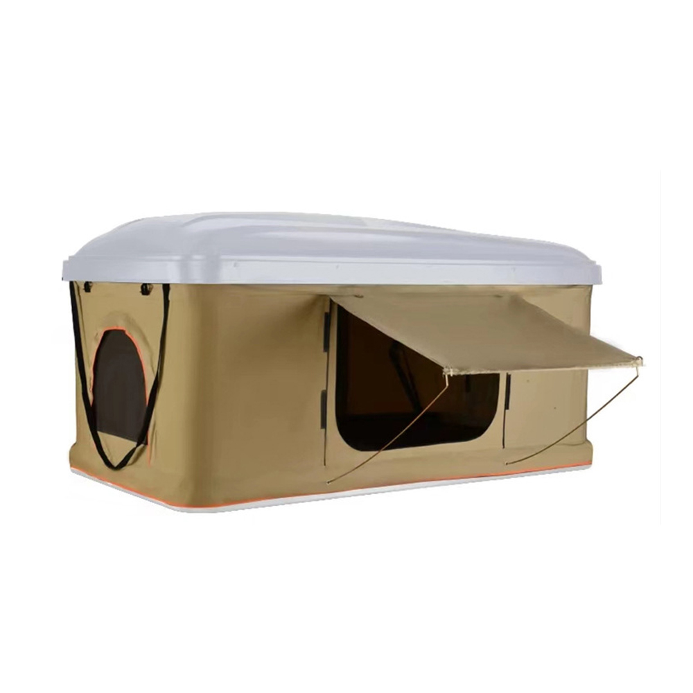 product jp dh 11 new style roof top tent aluminum hard shell triangle clamshell car rooftop tent-14