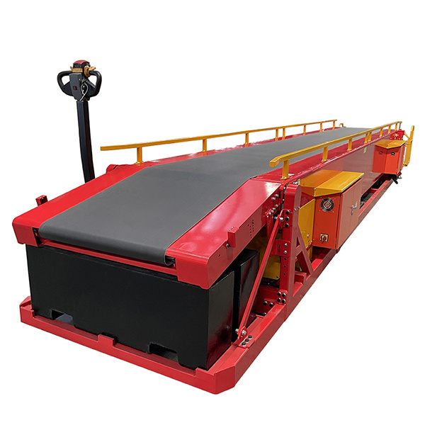 Using The Telescopic Belt Conveyor