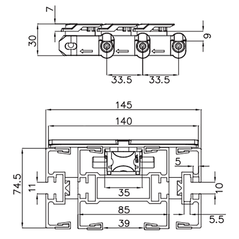 UHMW Conveyor Guide Rail Overview
