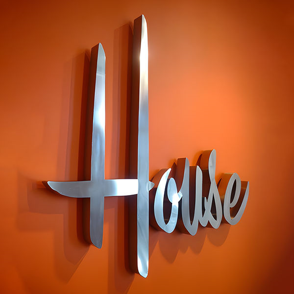 office logo on wall-0