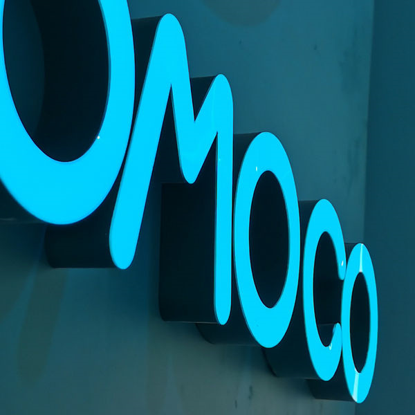 signage with lights-0